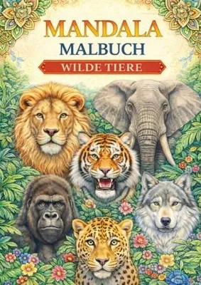 Produktbild von Mandala-Malbuch, Wildtiere