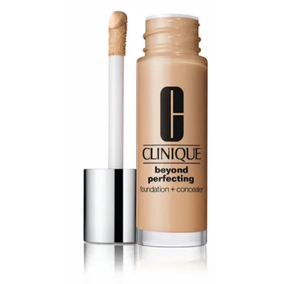 Produktbild von Clinique Beyond Perfecting Foundation + Concealer, Flasche, Flüssigkeit, Mischhaut, trockene Haut, ölige Haut, Messe, Beige, CN 52