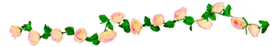 Produktbild von Rosa Rosengirlande 220 cm für Hochzeiten - Einheitsgröße