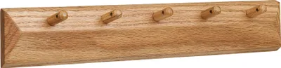 Image de Elna penderie murale 5 crochets chêne.