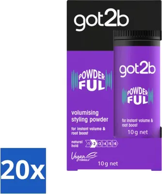 Immagine prodotto di Got2B - Polvere per lo styling - In polvere - 10 g - Confezione risparmio - 20 pezzi