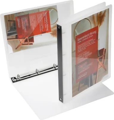 Zdjęcie produktu dla EICHNER 9330-00786 EICHNER Präsentationsringbuch 4-Ringe grau-transparent