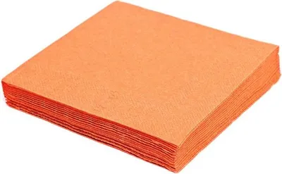 Immagine prodotto di Tovaglioli per feste arancioni - 33 x 33 cm - 20 pz