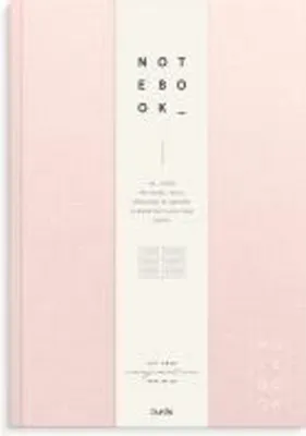 Image de Burde carnet de notes textile rose ligné A4