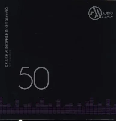 Produktbild von Deluxe Schallplatten Innenhüllen Antistatisch Weiß 90 gr - 50 Stück