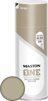 Produktbild von Sprühlack Maston ONE Glanz Grau Beige 400 ml
