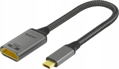 Obrázok produktu pre Usb-C-Zu-Hdmi 2.1-Adaptér 8K 60Hz 4K 144Hz Hdr-Kabel Pre Macbook Tv Laptop