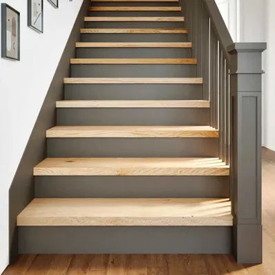 Produktbild von Best Möbel Treppenstufen 16er set Unbehandelt 90x25x2 cm Massivholz Eiche - Stufenmatten CHYDE5276644
