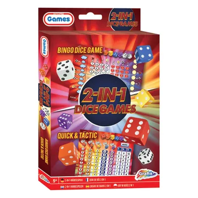 Image de Grafix Dice Games 2in1 (Bingo -Dice et Tactique)