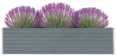 Produktbild von Erhöhte Pflanzkasten – Gemüsebeet – Blumenkasten – Kräuterkasten – Gartenkasten – Verzinkter Stahl – 320 x 40 x 77 cm