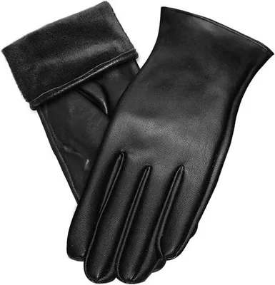Immagine prodotto di Guanti invernali termici da uomo, traspiranti e antiscivolo, neri - Ideali per la guida all'aperto e in moto - caldi e foderati