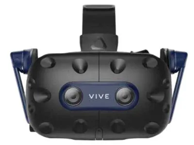 Produktbild von HTC VIVE Pro 2, Dediziertes obenmontiertes Display, Schwarz, Blau, 120°, Einfarbig, 5,7 cm, 7 cm