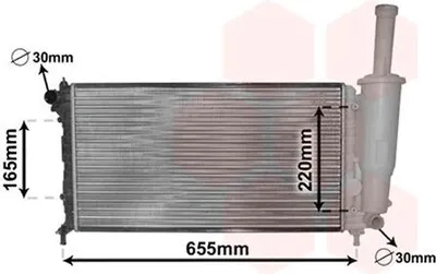 Produktbild von VAN WEZEL 17002218 Kühler Wasserkühler Motorkühler für FIAT PUNTO (188)