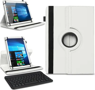 Produktbild von Tablet Tasche Tastatur Hülle für Lenovo Tab P11 Schutzhülle Case Bluetooth CoverFarben:Weiss