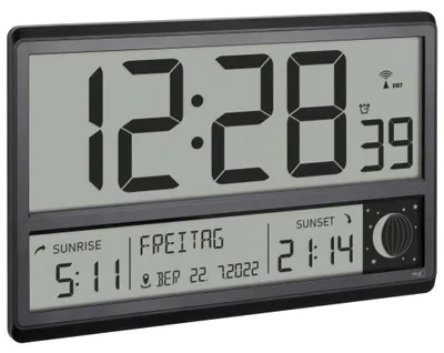 Imagen del producto de TFA 60.4524.01, reloj de radio digital XL, color