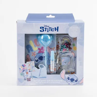 Zdjęcie produktu dla Zestaw dziennika Stitch z notatnikiem i długopisem