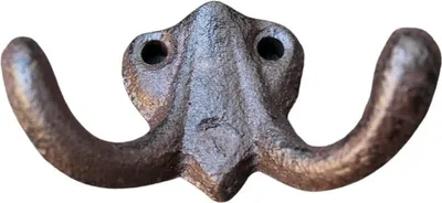 Immagine prodotto di Gancio da parete doppio in ghisa
