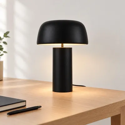 Produktbild von lusenz Tischleuchte Voryn nero m E27 Fassung IP20 Schwarz Medium