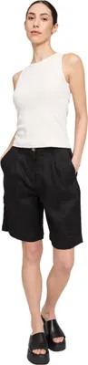 Produktbild von Mazine Linen Bermuda Shorts - Shorts, Größe:L, Farbe:black