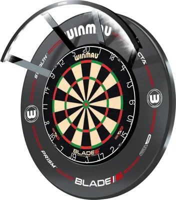 Produktbild von Winmau Polaris + Blade 6 + Catchring | Dartscheibe Dartboard Surround Beleuchtung