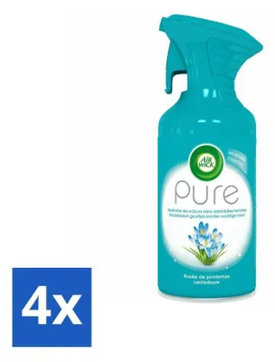 Immagine prodotto di Air Wick Pure Deodorante per ambienti Spring Dew 250 ml - Confezione risparmio - 4 pezzi
