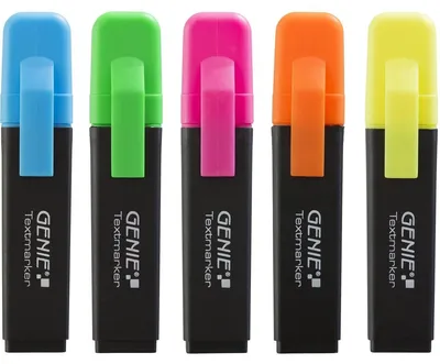 Immagine prodotto di GENIE 40022 GENIE Textmarker, 5St. farbs.