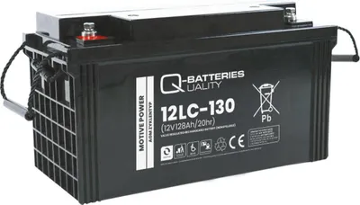 Produktbild von Q-Batteries 12LC-130 / 12V - 128Ah Blei Akku Zyklentyp AGM - Deep Cycle VRLA