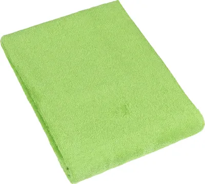 Produktbild von Frottee-Strandtuch - 100x150 cm - Grün
