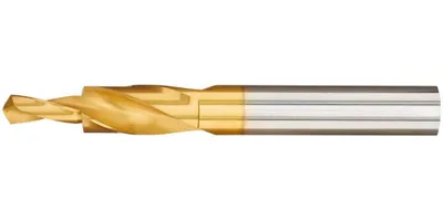 Produktbild von GÜHRING Kurzstufenbohrer HSS TiN Durchgangsloch 180Grad M6