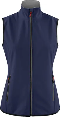 Produktbild von Damen Softshell Weste Trial mit Reißverschlusstaschen und elastischen Bündchen