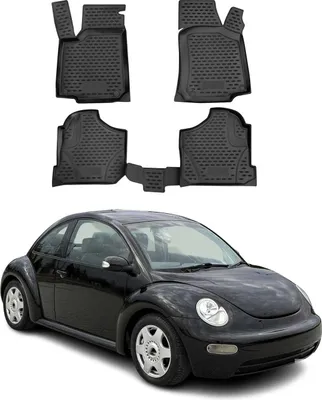Productafbeelding van 1998-2005 Volkswagen New Beetle, vloermatten, TPE, zwart, 4-delig