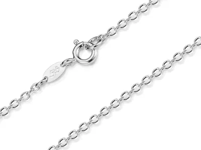 Produktbild von SILBERKETTEN STORE Erbskette 2mm - 925 Silber, Länge wählbar von 38-120cm - 50cm