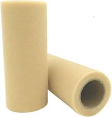 Image de Tulle 1 rouleau Tulle multicolore au mètre, Rouleau de tissu Tulle, 15cm x 22M ruban de tulle Tulle décoratif, Rouleau de tulle pour le bricolage Tutu Jupes Mariage Fête Décoration