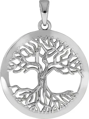 Produktbild von V Anhänger 925/- Sterling Silber 3,0cm weiß 025240131R