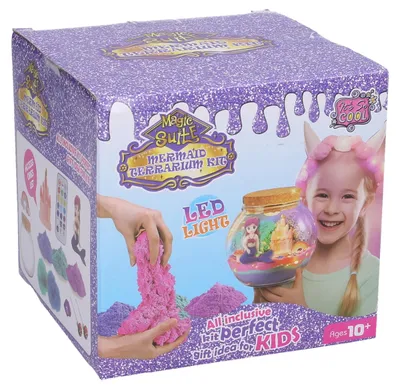 Produktbild von Wiky Bastelset Dekokugel Meerjungfrau 13 cm mit LED Licht und Fernbedienung