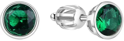 Image de Boucles d'oreilles en argent avec zircon cubique étincelant AGUP1719S