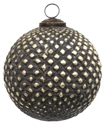 Produktbild von Clayre & Eef Weihnachtskugel Ø 11 cm Braun Glas
