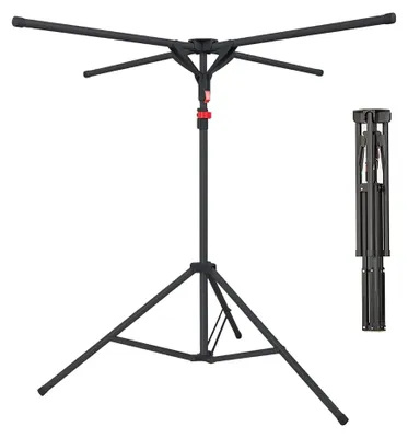 Image de Étendoir à linge pliable, gain de place, 4 bras