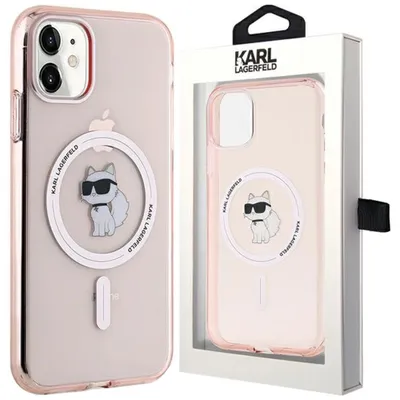 Produktbild von Karl Lagerfeld IML Choupette MagSafe - iPhone 11 Hülle (Pink)