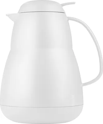 Produktbild von Helios Isolierkanne Zeo 1,0 l weiß mit Drucktaste