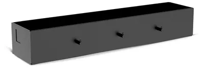Produktbild von Cozze® Universalregal, für Elements Outdoor-Küche, 900 Station & BBQ Station, 60 x 10 x 13 cm, Stahl, schwarz