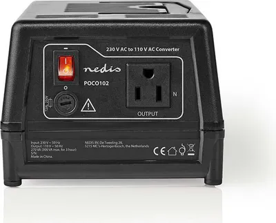 Produktbild von Nedis POCO102 Spannungswandler 230 V AC 50 Hz 270 W Schutzkontakt Schwarz