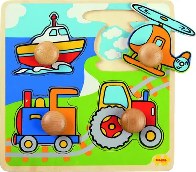 Obrázek produktu pro Bigjigs Toys Vkládací puzzle doprava