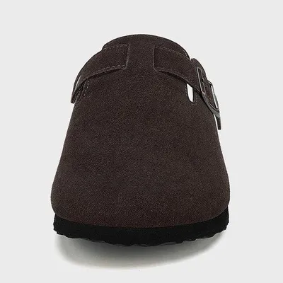 Productafbeelding van clogs dames 36-42 - suede mules - antislip - comfortabele slippers