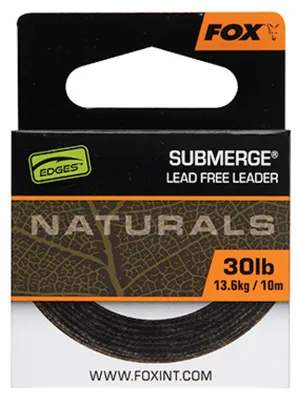 Produktbild von Fox Naturals Submerge Leader 30lb 13.6kg - 10m Vorfachschnur