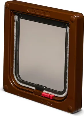 Produktbild von Verriegelbares Katzenklapp - Braun - B: 193 cm H: 20 cm - Katzen Tür