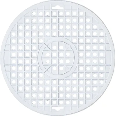 Produktbild von SPÜLBECKEN Einlage Ø31cm rund Spülbeckenmatte Spülbeckeneinlage Spülmatte Abtropfmatte Matte 131 (Weiss)