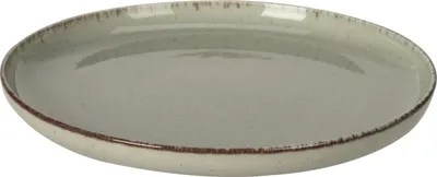Produktbild von Porzellan flacher Dessertteller grün 19 cm