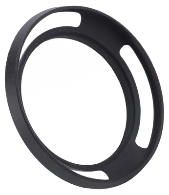 Zdjęcie produktu dla Obręczowa osłona obiektywu 52 mm, pasująca do obiektywu Fujifilm XC 15–45 mm – cienka, metalowa osłona