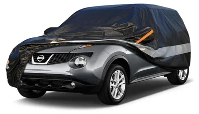 Image de Housse de protection pour voiture, 10 couches, imperméable et respirante, pour Nissan Juke (2010-2018), couleur noire